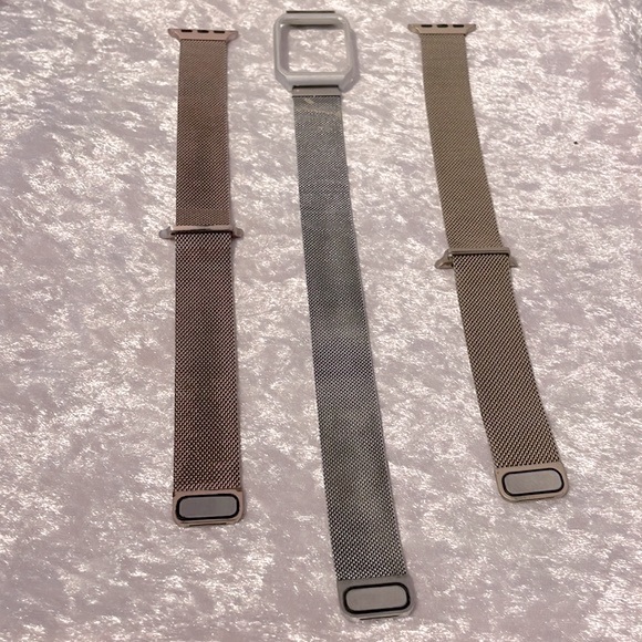 Metal Mesh Apple Watch Bands- Set of 3 - Picture 2 of 4